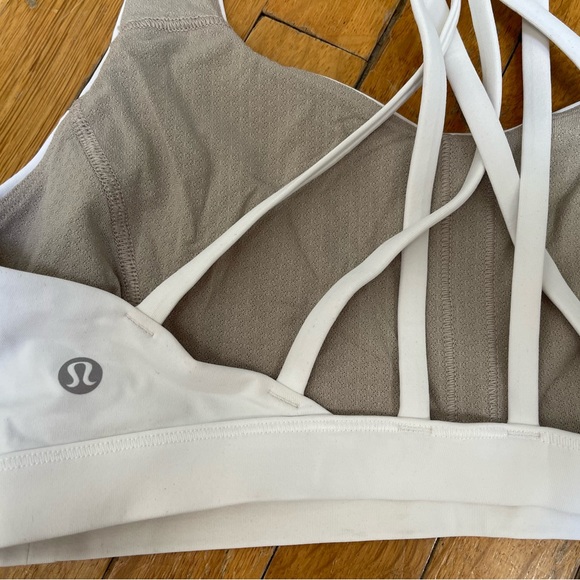 Lululemon White Sports Bra - Picture 5 of 7